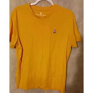 Psycho Bunny Womens Yellow Short Sleeve T Shirt Pima Cotton Logo Size Small (5)